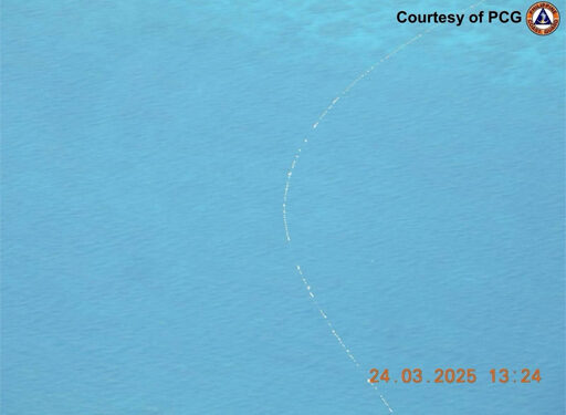 總統尚未下令拆除中國浮動障礙物