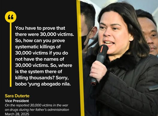 薩拉要求提供反毒死亡三萬的證據