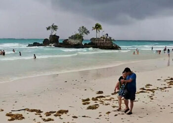 熱帶風暴　長灘島水上活動暫停