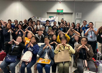 脱离困境　49名海外菲勞返菲