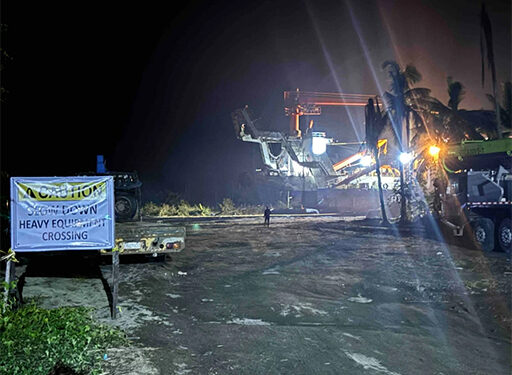 萊特島民眾抗議大型礦業設備