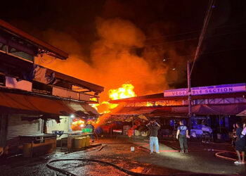 市場火災 政府損失1810萬比索