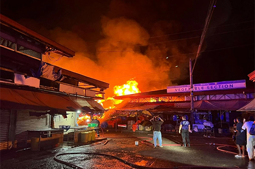 市場火災 政府損失1810萬比索