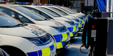 綠色轉型　警方配備電動巡邏車
