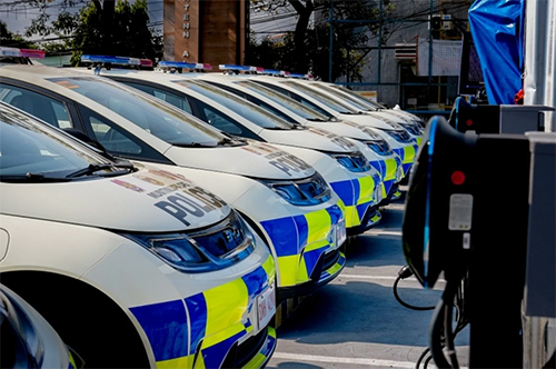 綠色轉型　警方配備電動巡邏車