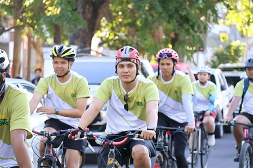 節能減排　推行自行車上班